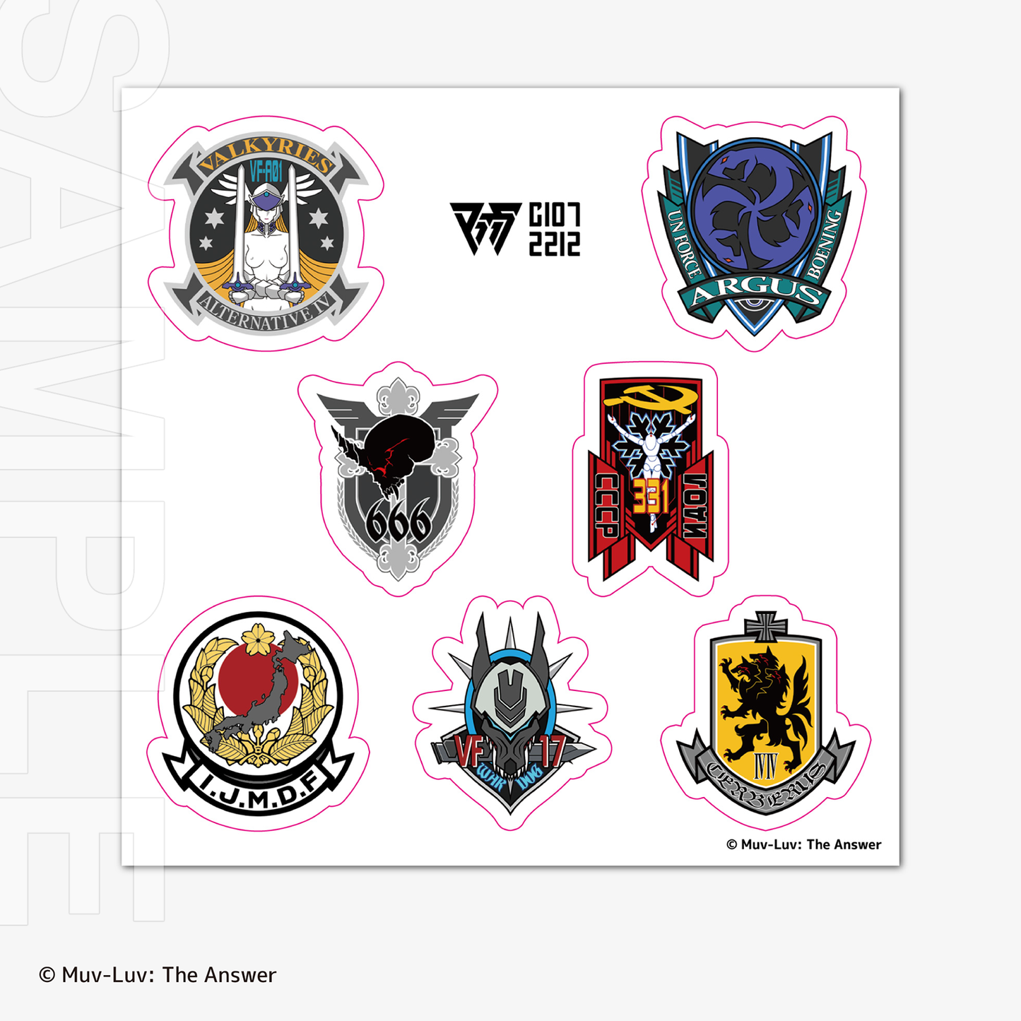 【C107】マブラヴシリーズステッカーセット