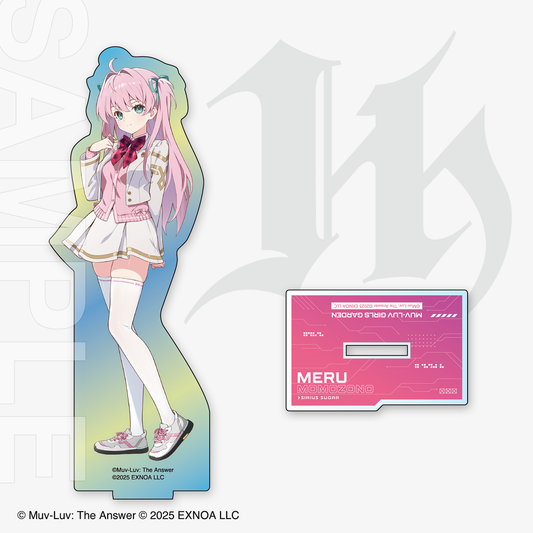 ［C107｜2次販売］『マブラヴ ガールズガーデン』オーロラアクリルスタンド「桃園める」