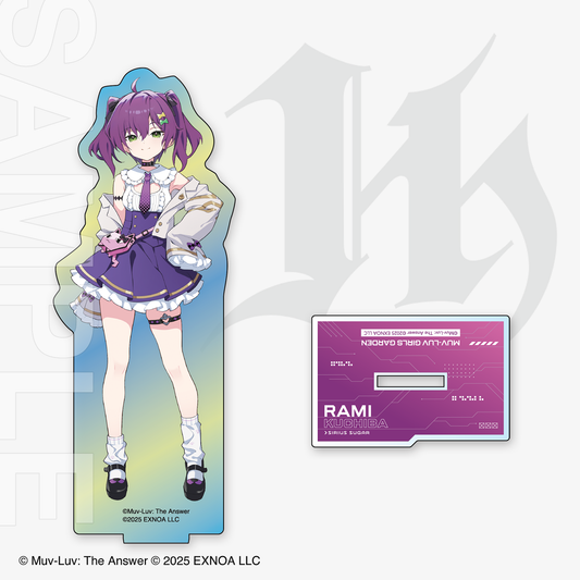 ［C107｜2次販売］『マブラヴ ガールズガーデン』オーロラアクリルスタンド「朽葉ラミ」
