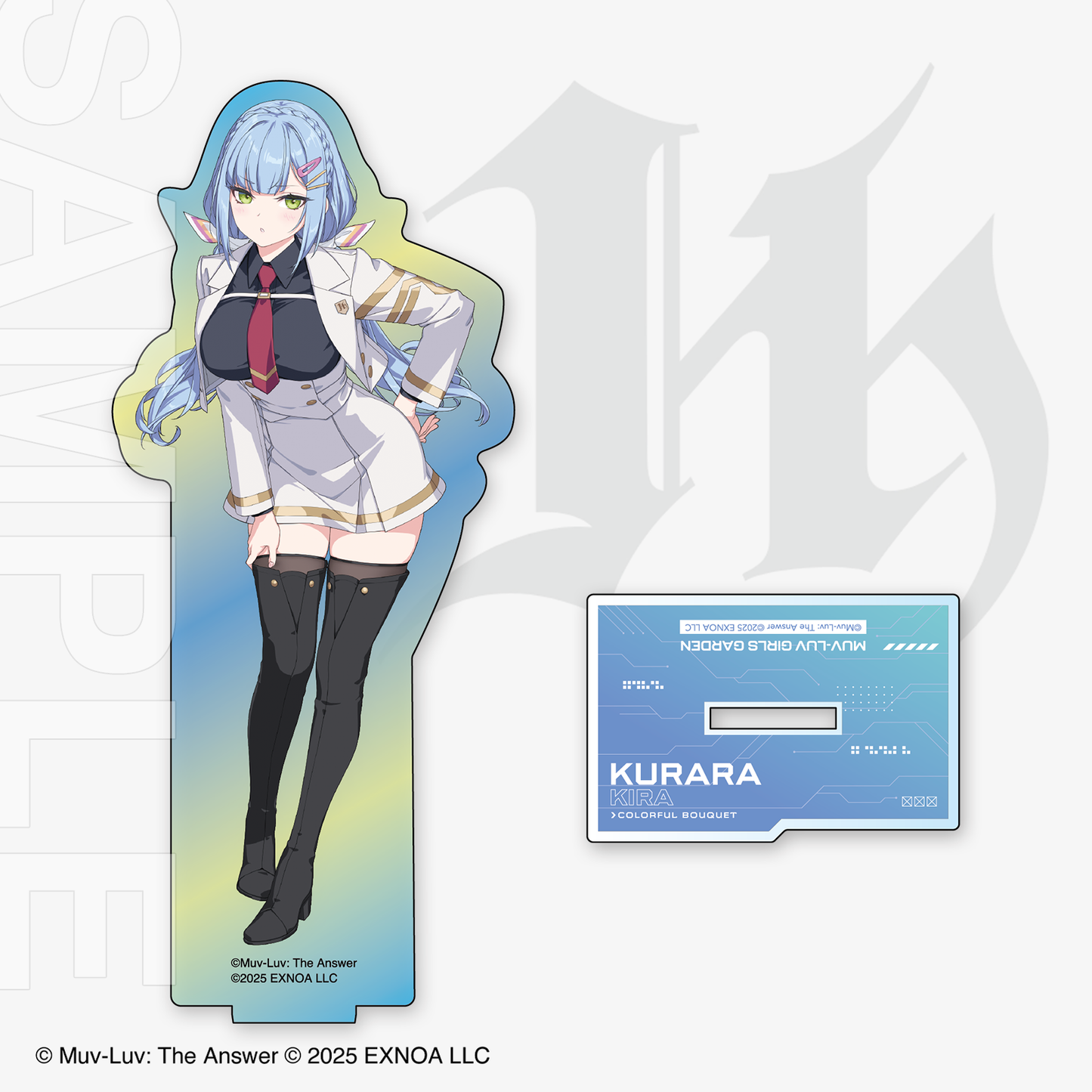 ［C107｜2次販売］『マブラヴ ガールズガーデン』オーロラアクリルスタンド「綺羅クララ」