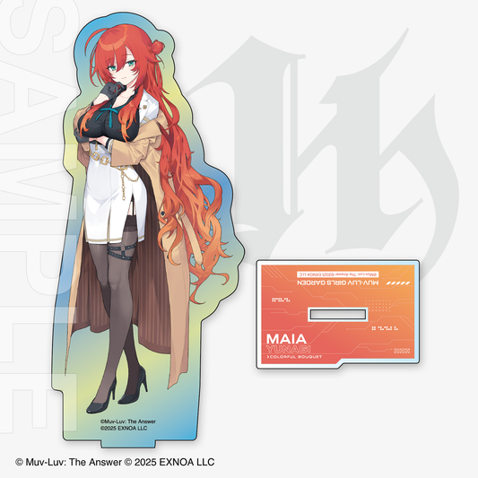 ［C107｜2次販売］『マブラヴ ガールズガーデン』オーロラアクリルスタンド「夕凪舞亜」