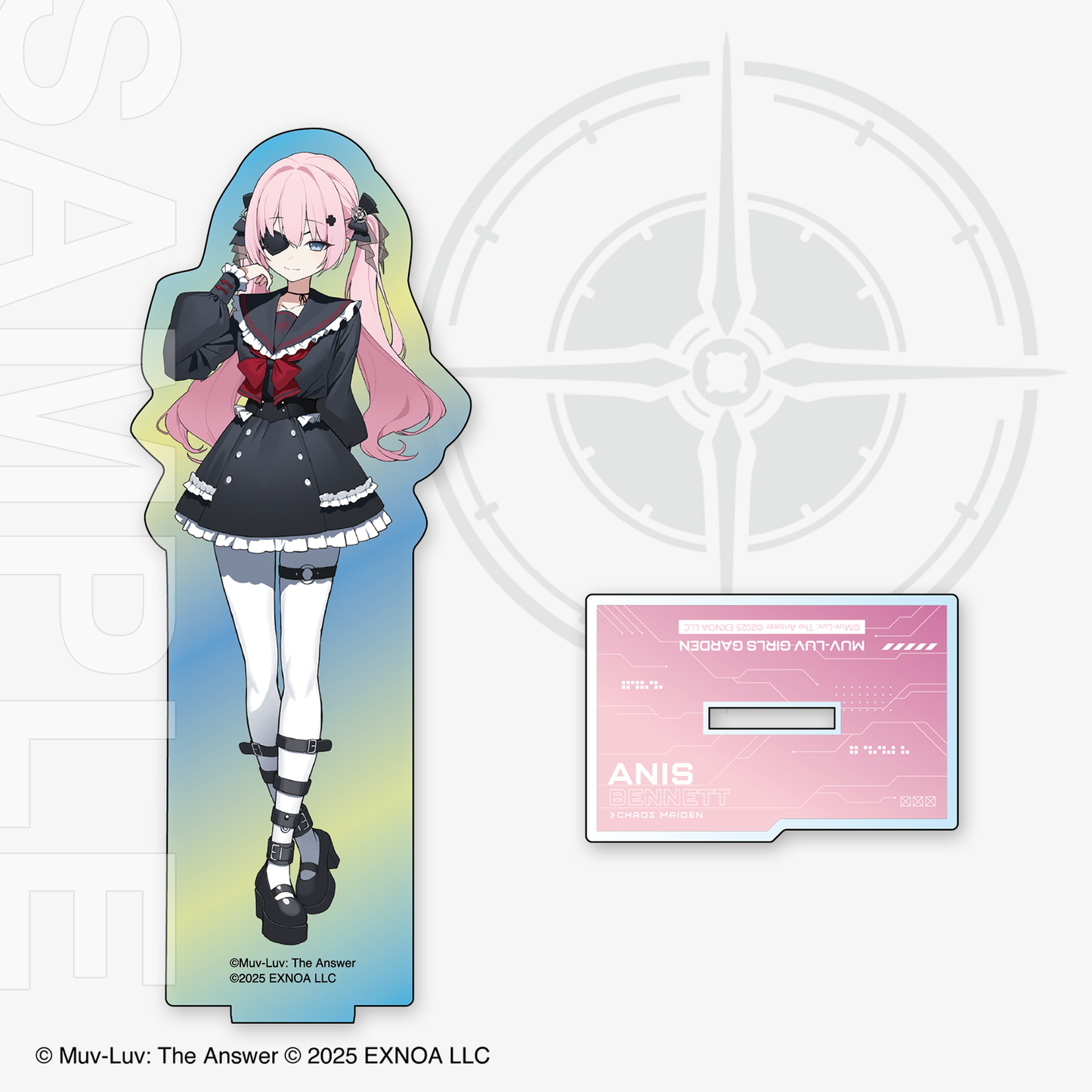 ［C107｜2次販売］『マブラヴ ガールズガーデン』オーロラアクリルスタンド「アニス・ベネット」