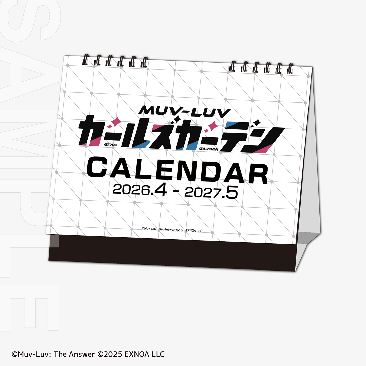 【C107】『マブラヴ ガールズガーデン』卓上カレンダー 2026.4 - 2027.5